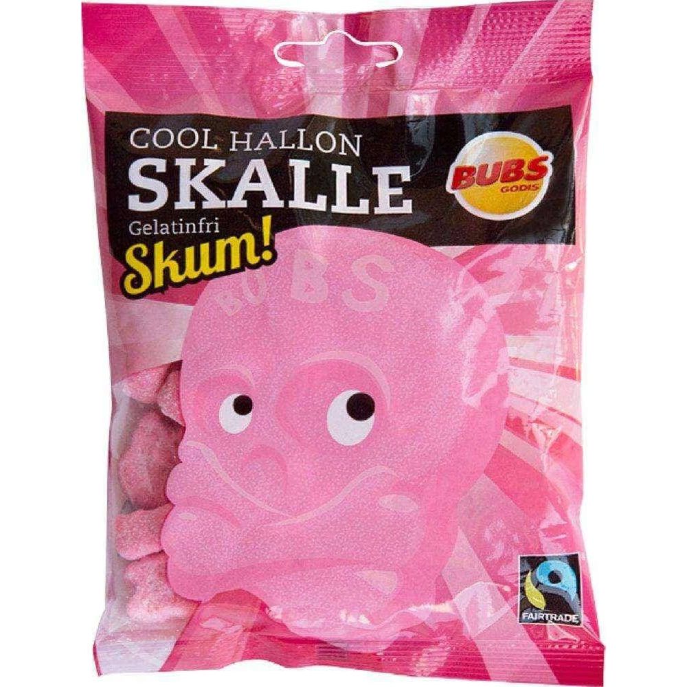 Bubs Skalle Skum Cool Hallon 90 g