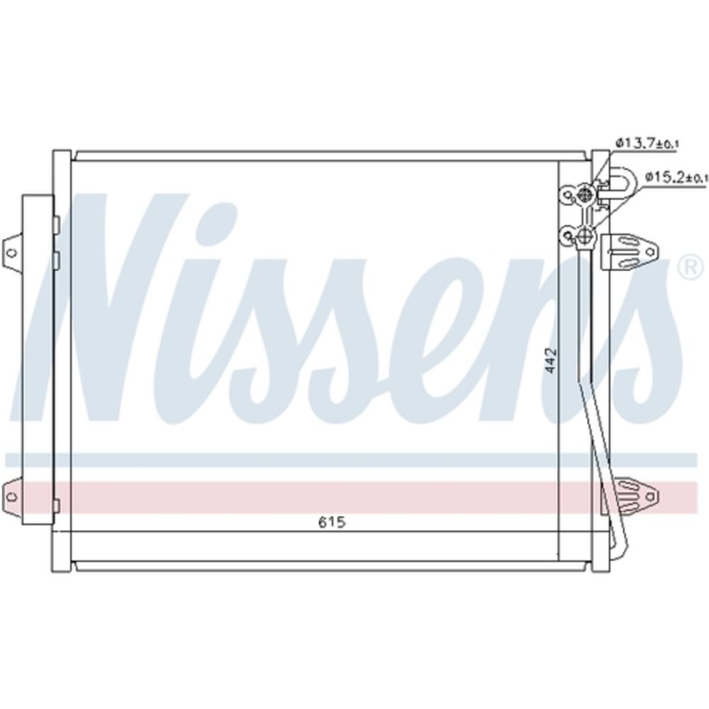 Ilmastointilaitteen lauhdutin 30-00539
