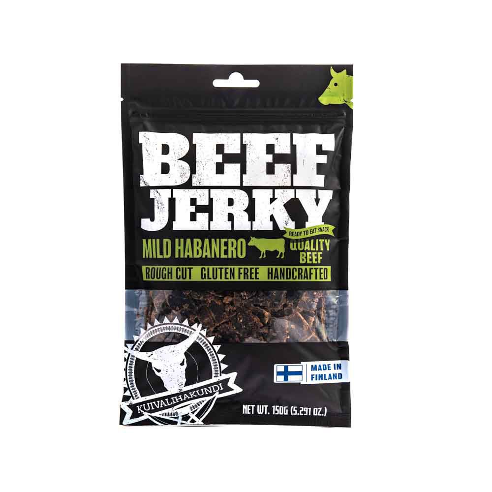 Kuivalihakundi Beef Jerky Mild Habanero kuivaliha 150 g