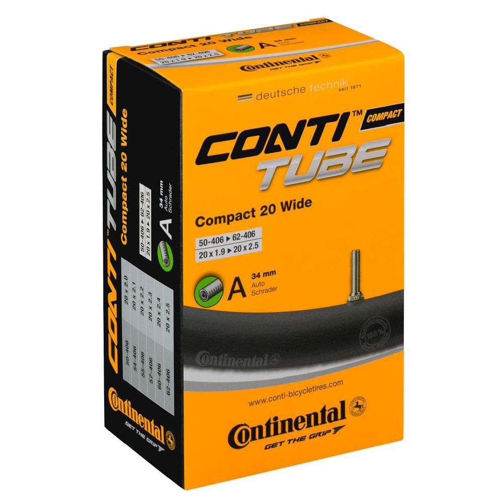 Continental Compact 50-62/406 jalgratta sisekumm 20" Schrader