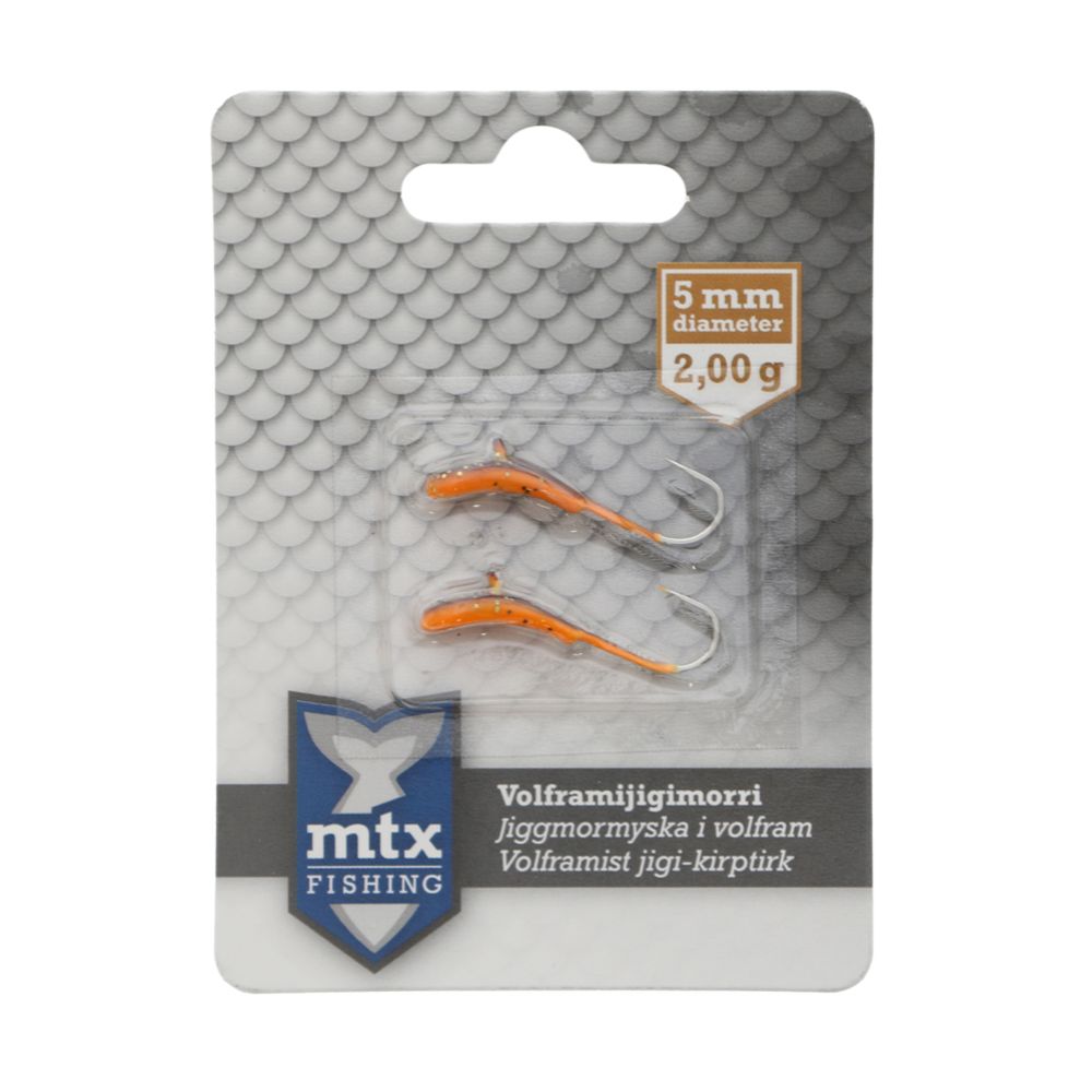 MTX Fishing jiggmormyska volfram 5 mm / 2 g no: 8, 2 st