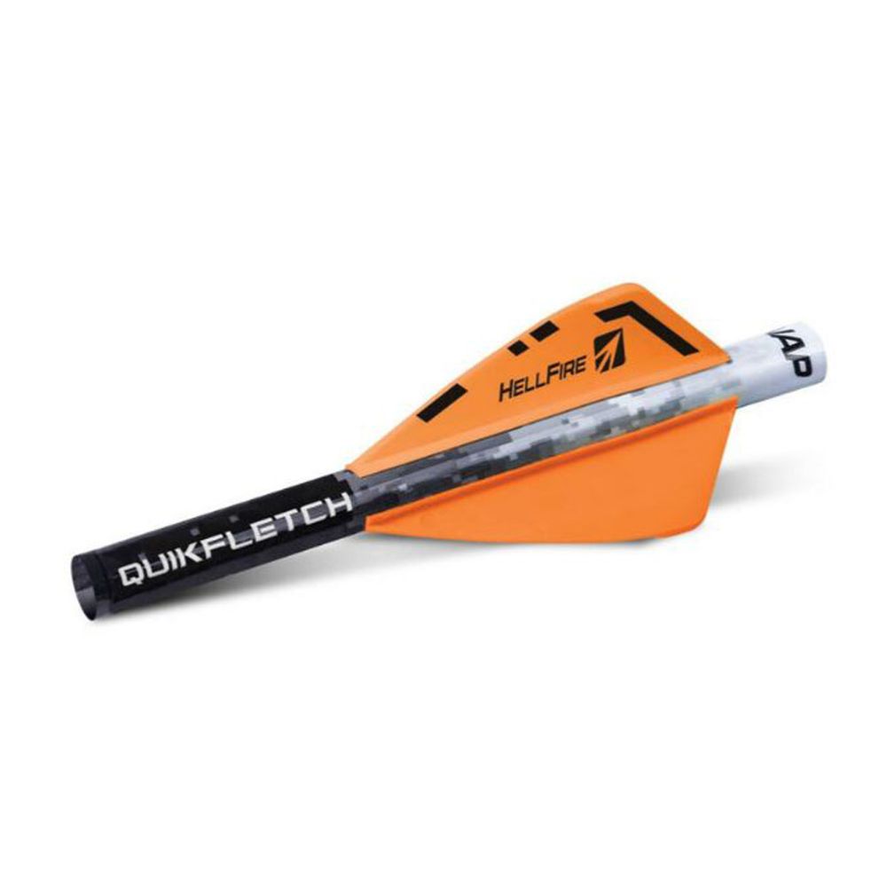 NAP QUIKFLETCH® Hellfire 2'' pikasulka 6 kpl oranssi