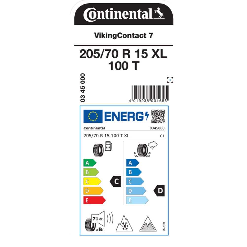 Continental VikingContact 7 205/70 R15 100T XL