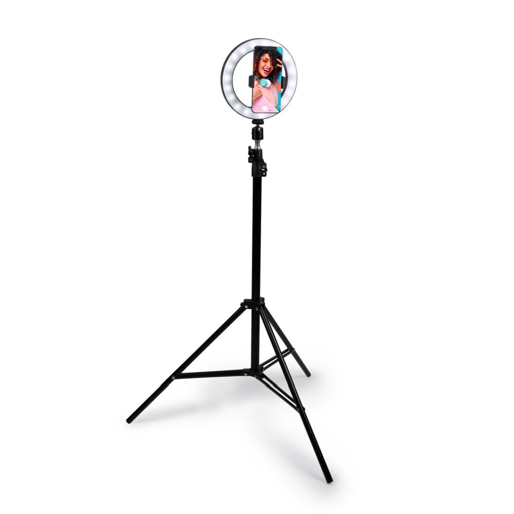 Grundig "Ring Light" statiiviga LED-rõngasvalgusti, 20 cm