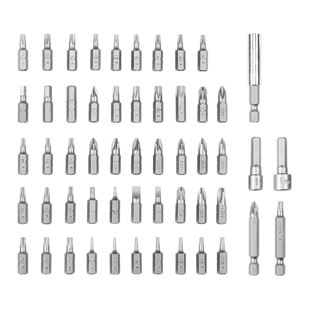 Ryobi RADMKIT-54 kruvikeeraja otsikute komplekt, 54 osa