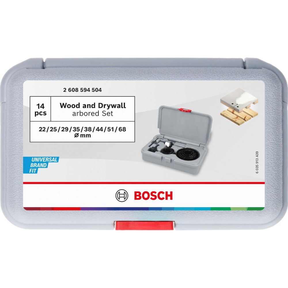 Bosch augusaagide komplekt puidule 22-68 mm 11 osa