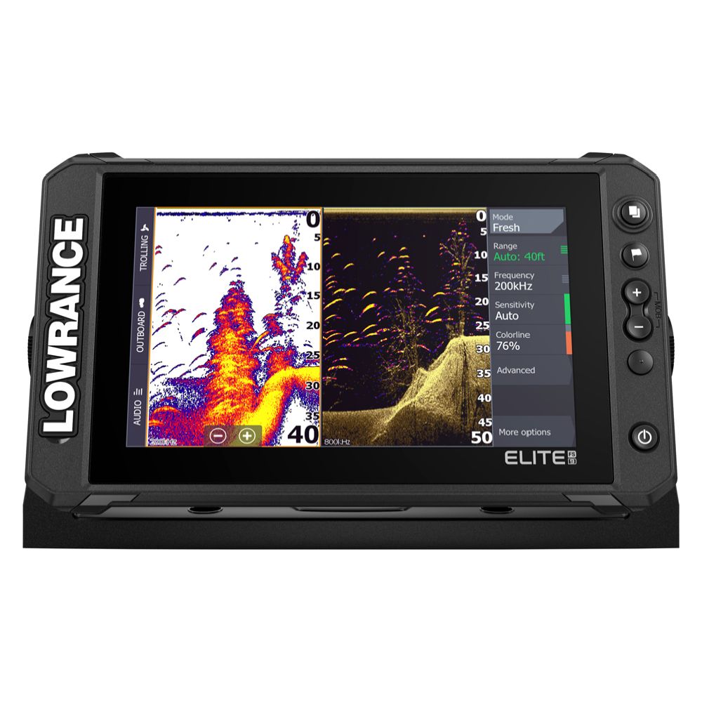 Lowrance Elite FS 9" kombinationsenhet med 3-in-1 givare