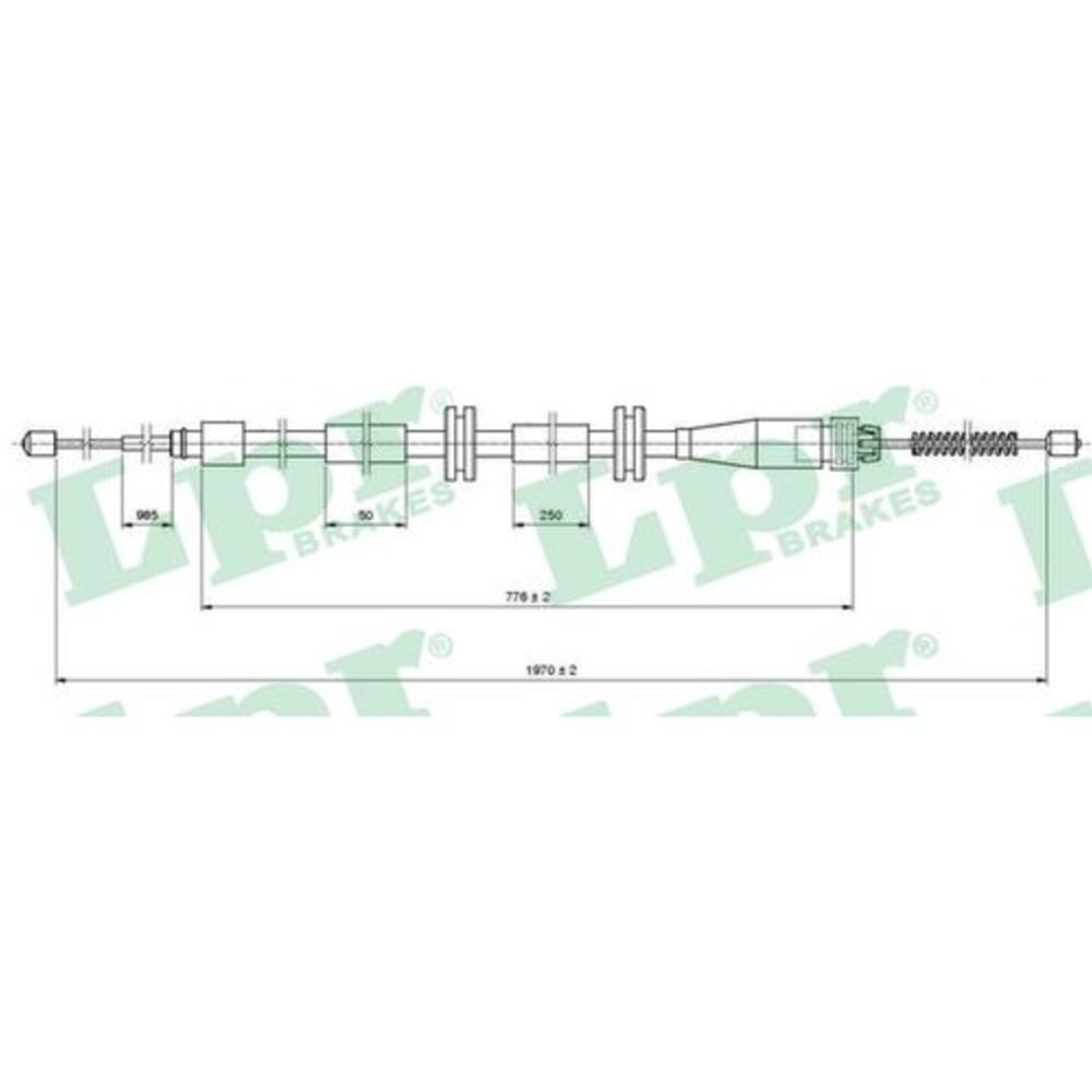 Käsijarruvaijeri 24-8709