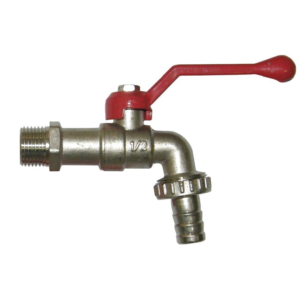 Tappkulventil med slangkoppling 1/2"