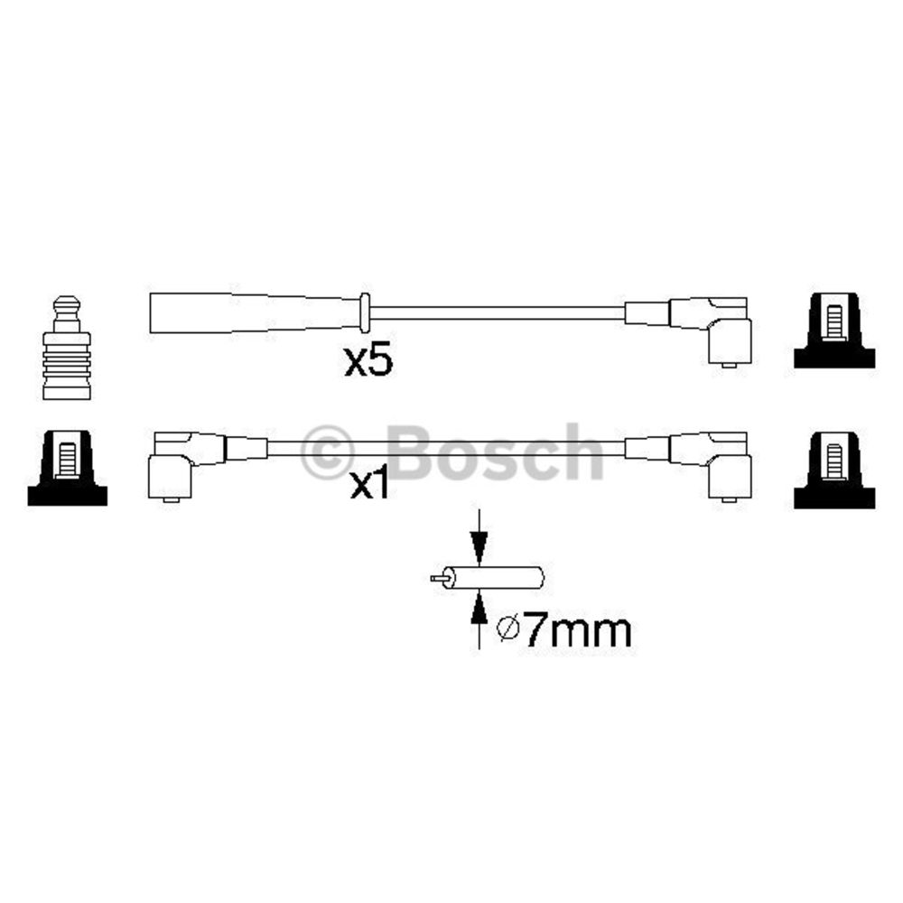 Süütejuhtmete komplekt 11-2201