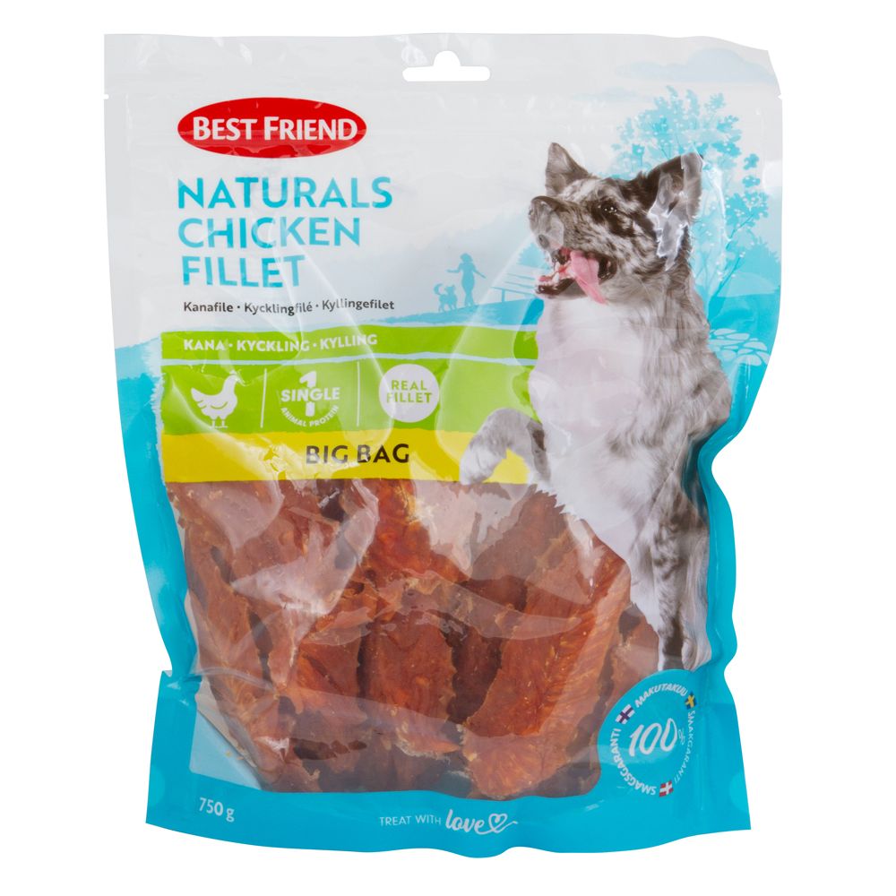 Best Friend Naturals kanafilee, suur kott, 750 g