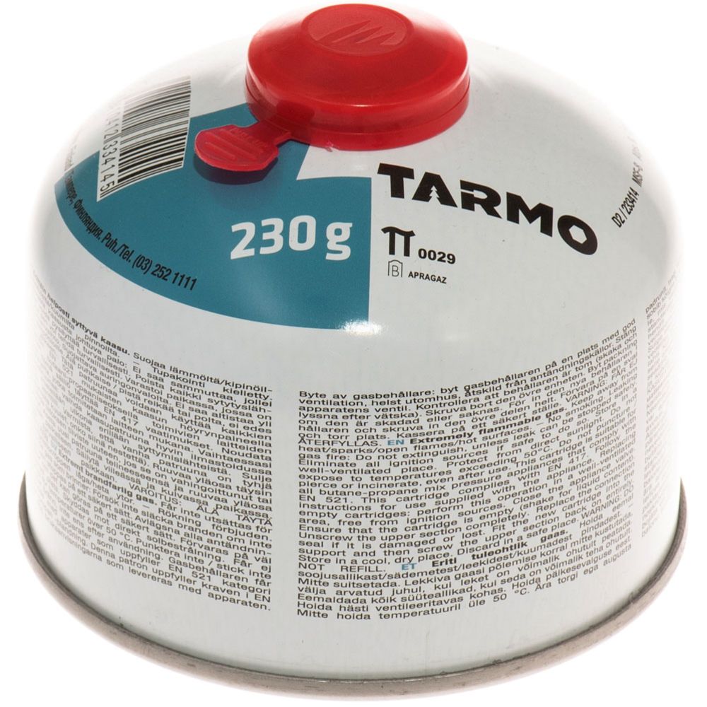 Tarmo keermeventiiliga gaasipadrun, 230 g