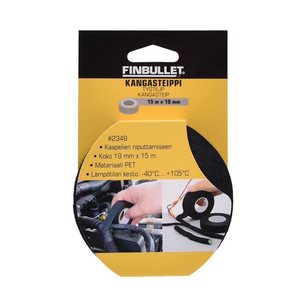 Finbullet kangasteippi 19 mm x 15 m