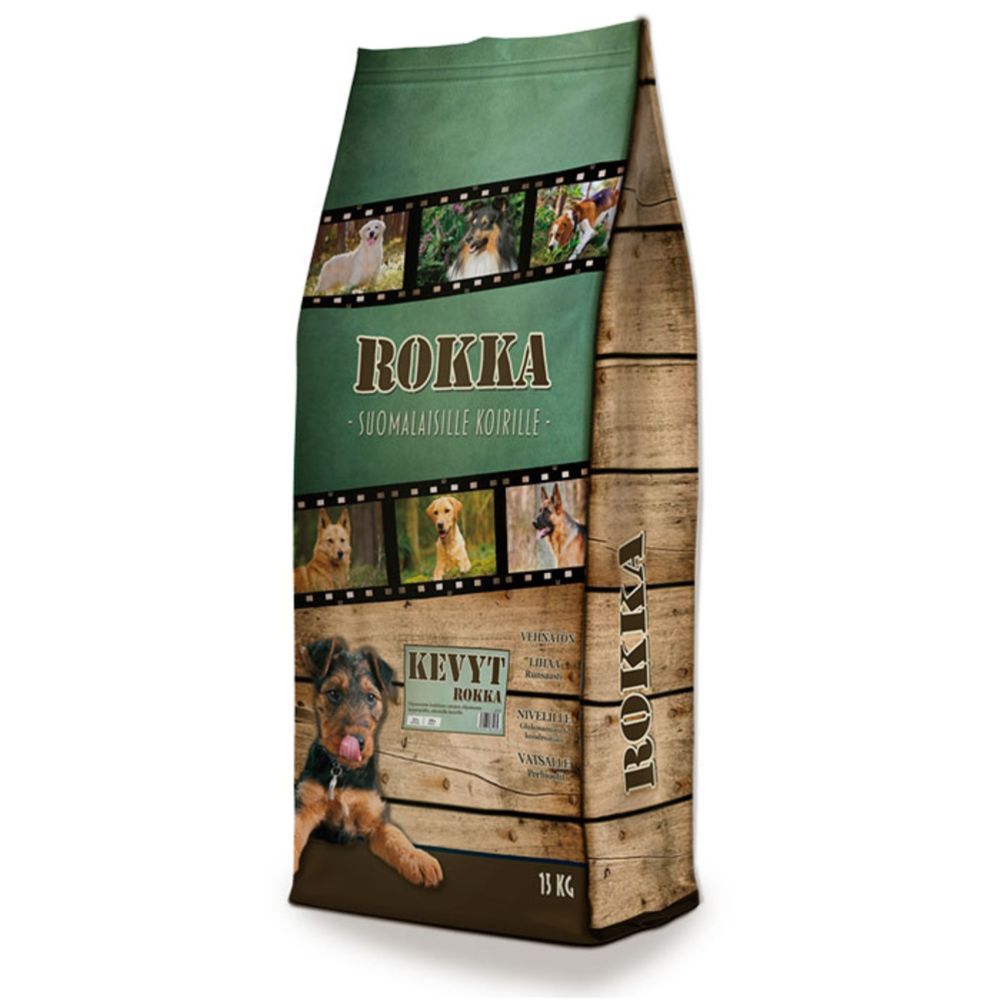 Kevyt Rokka koiranruoka 15 kg