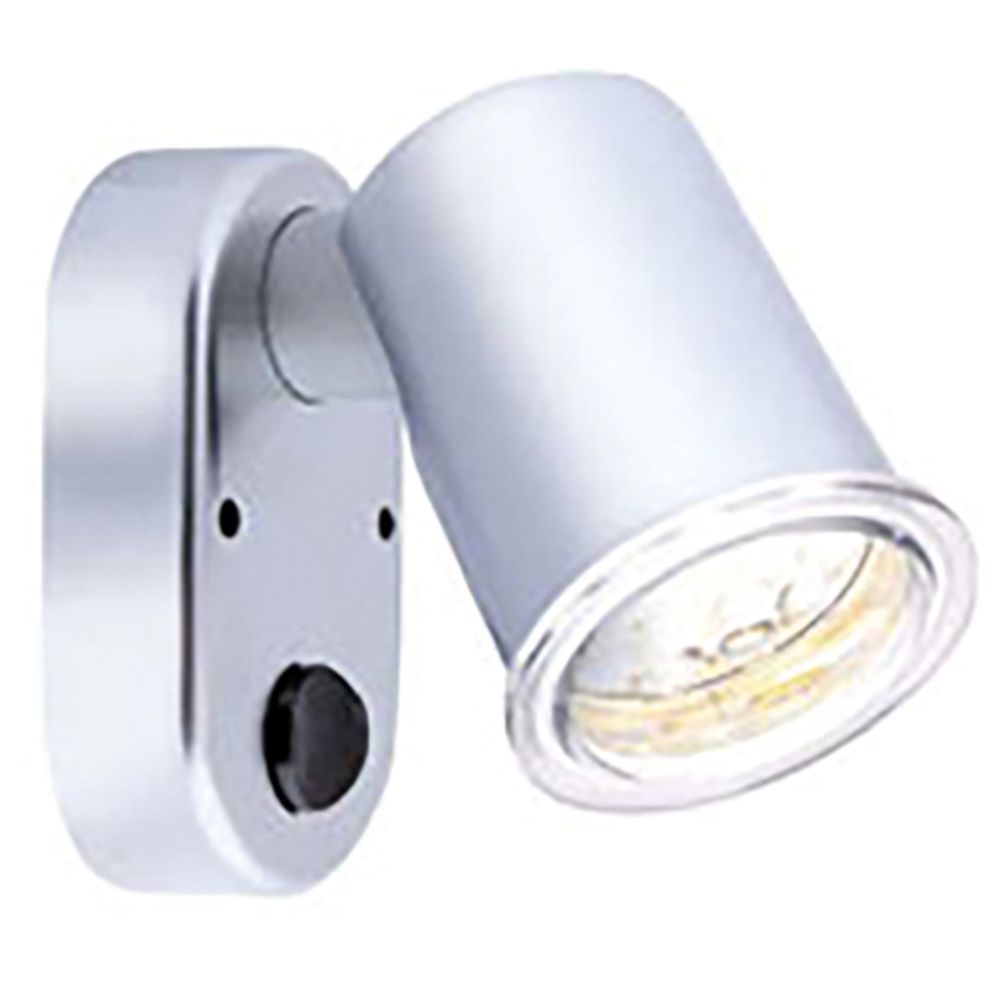 Walli LED-strålkastare 12 V/0,6 W matt krom 75 x 70 x 71 mm