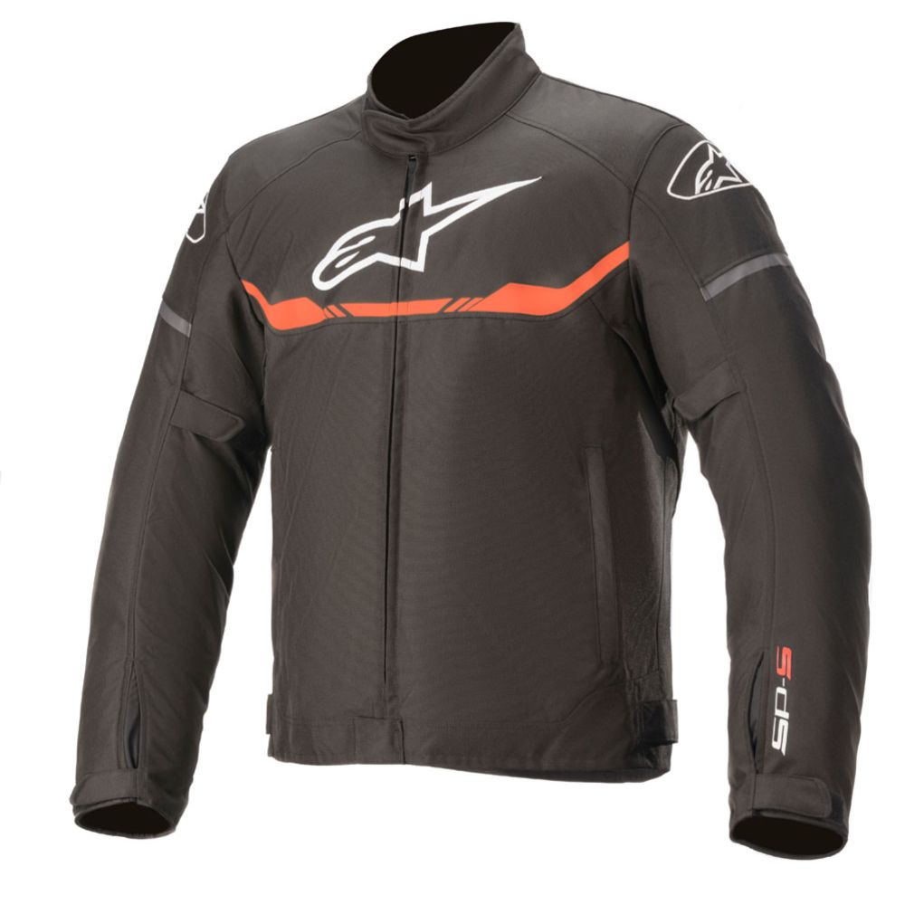 Alpinestars T-SP S vattentät MC-jacka svart/röd