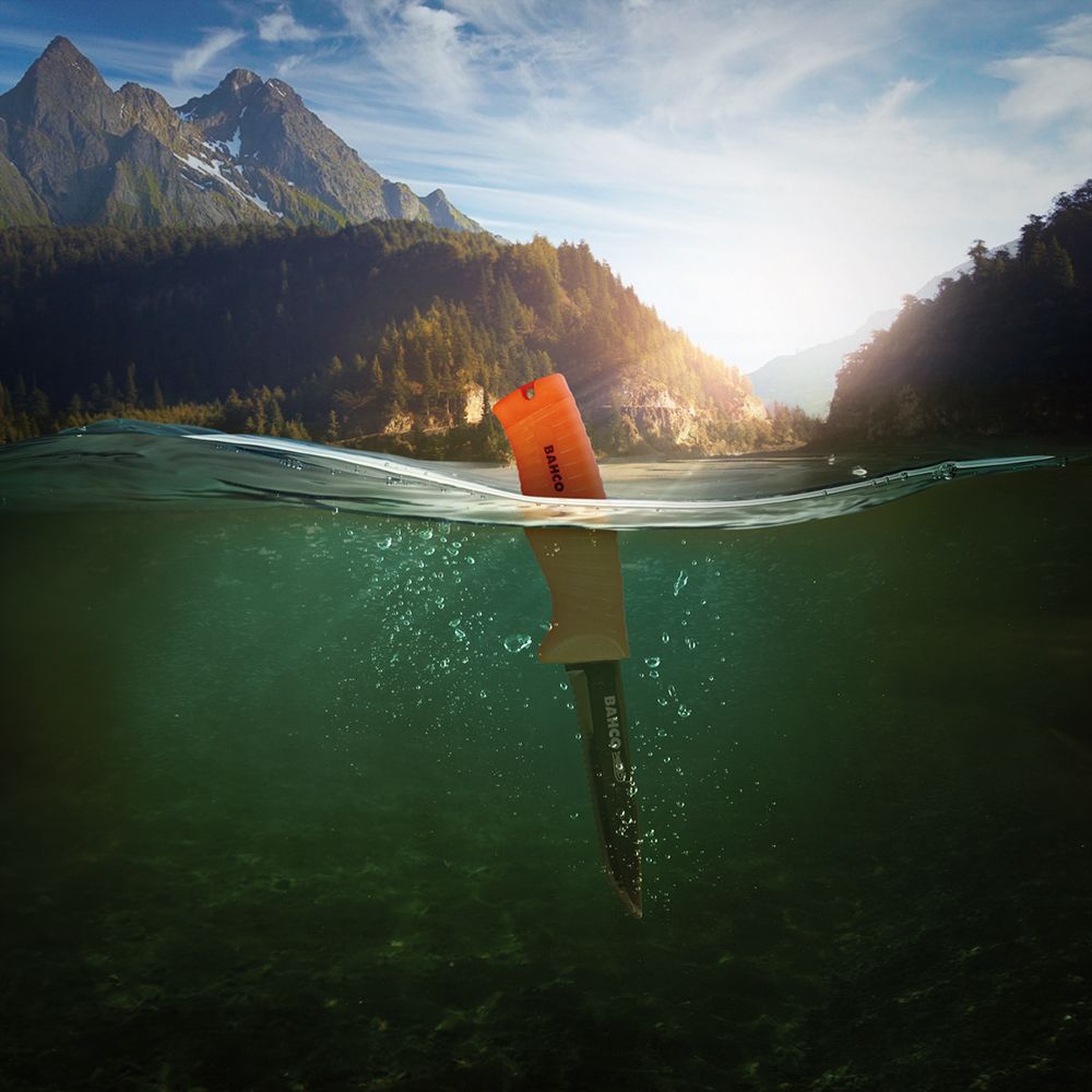 Bahco 1446-FLOAT kelluva RST puukko "rescue knife"