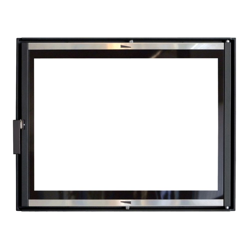 Pisla HTT602 takkaluukku 550 mm x 410 mm musta