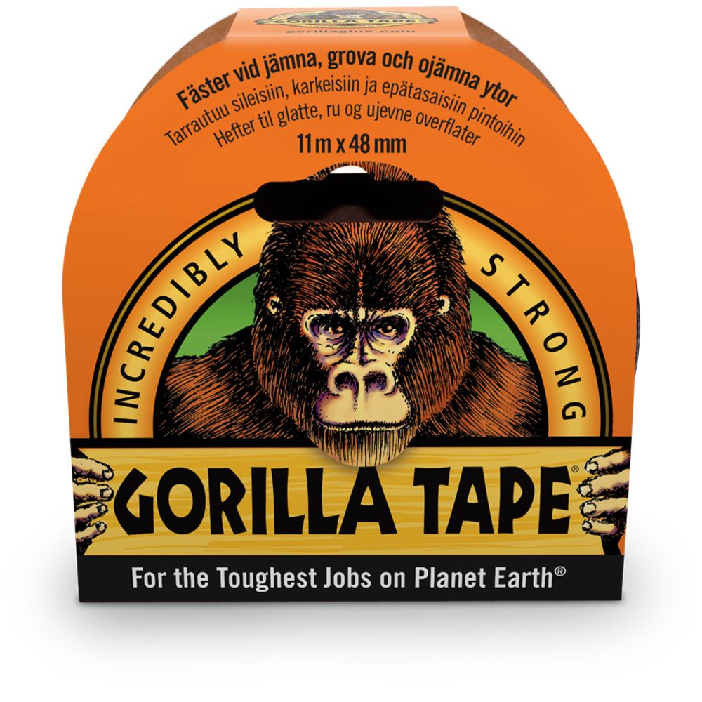 Gorilla-teippi musta 48 mm x 11 m