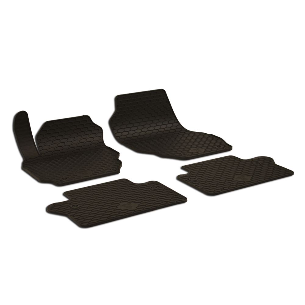 Gummimattsats Volvo V70, S80, XC70 2007–2016 svart