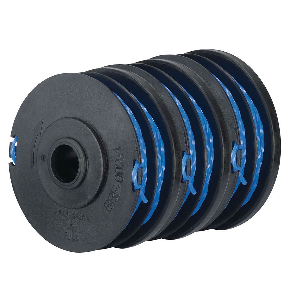 Ryobi trimmertråd 1,6 mm 3 rullar RAC123