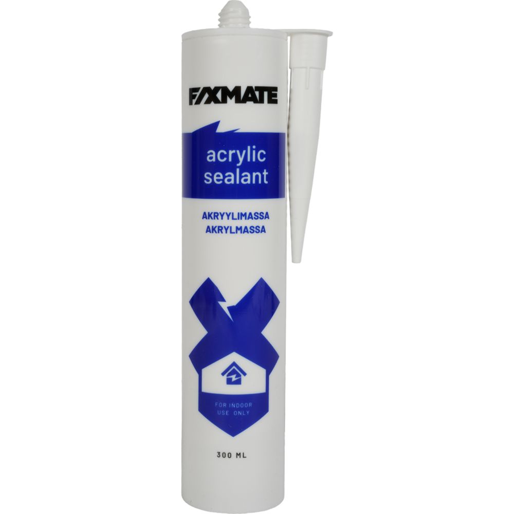 FixMate akryylimassa 300 ml valkoinen