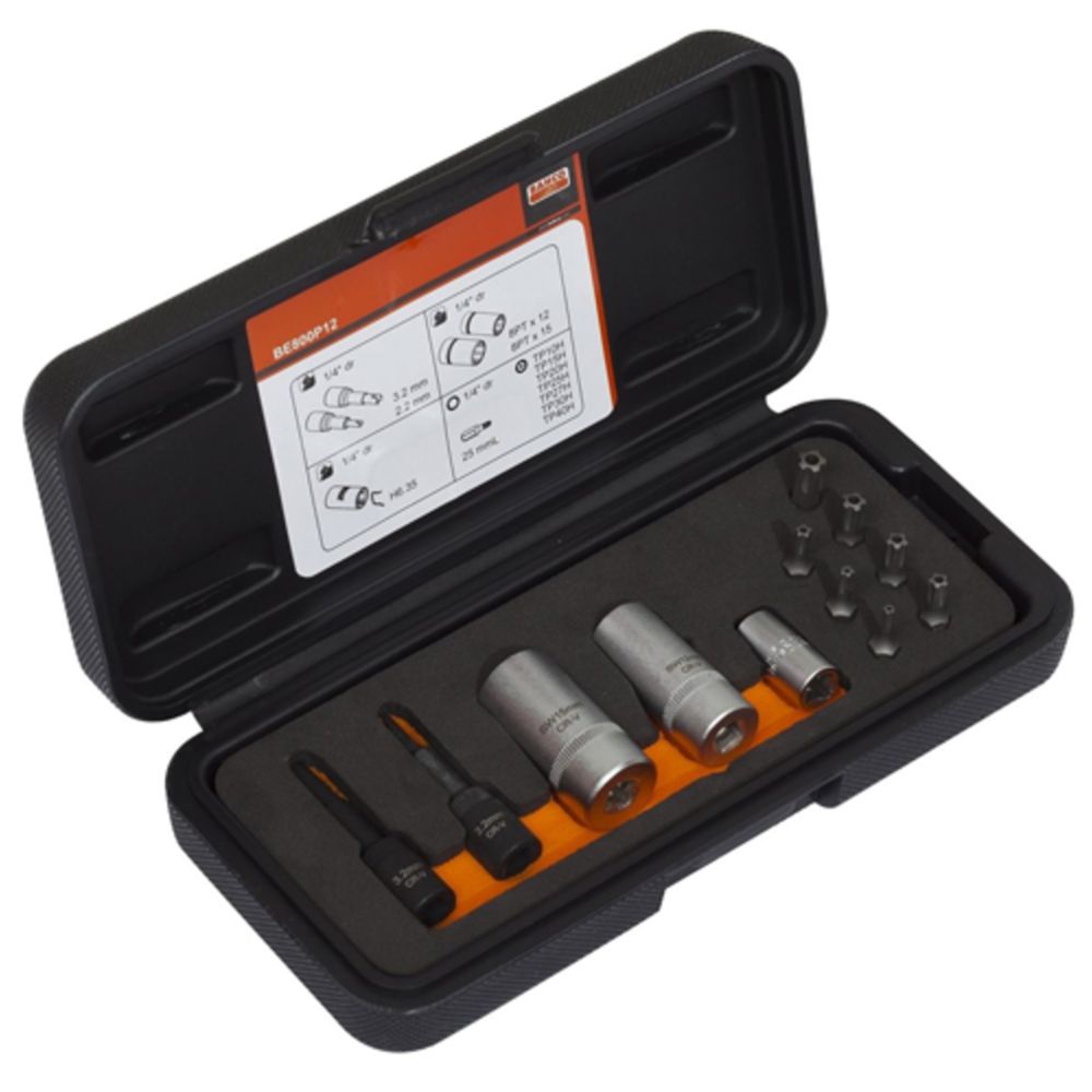 Bahco BE800P12 12-osaline AC-tööriistakomplekt