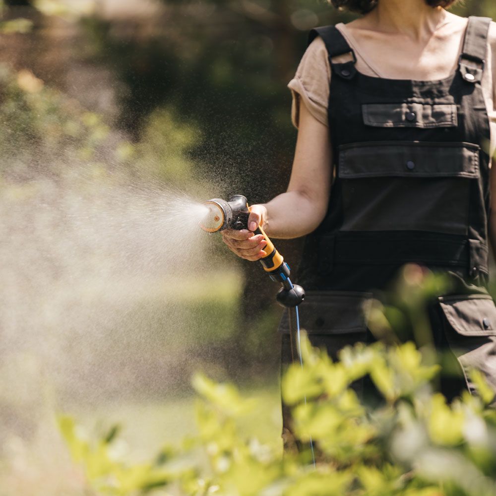Fiskars Comfort 3 funktsiooniga kastmispüstol, eesmine päästik