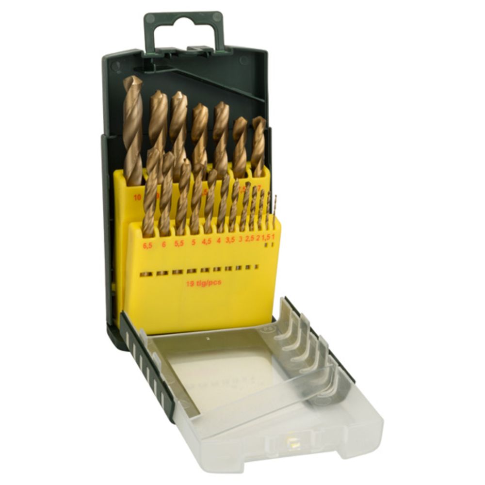 Bosch HSS-Tin metallipuuride komplekt 1-10 mm 19 osa