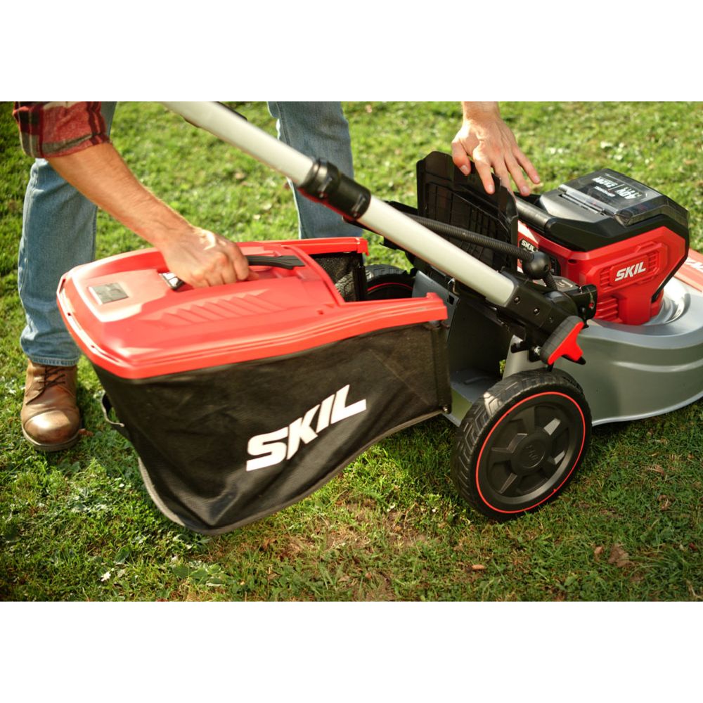 SKIL gräsklippare självgående 46 cm 0150 BA (2 x 4,0 Ah)