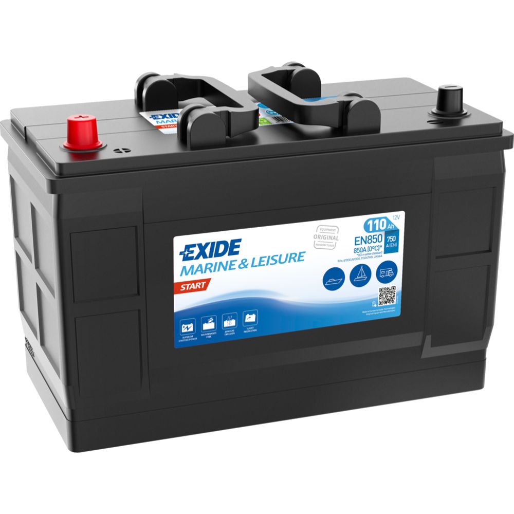 Exide Start EN850 110 Ah / 750 A L350 x B175 x H235 +-