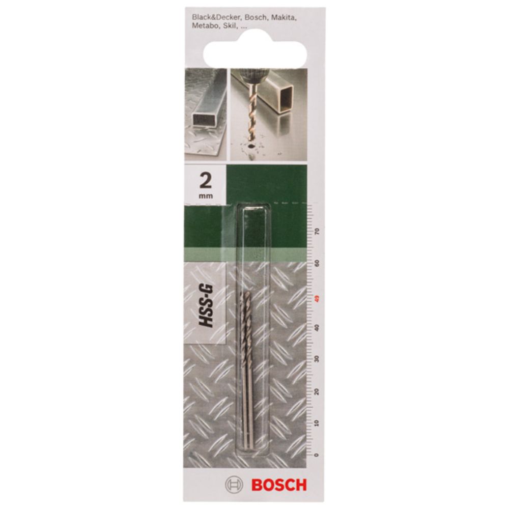Bosch HSS G metalliporanterä 2,0 mm 2 kpl