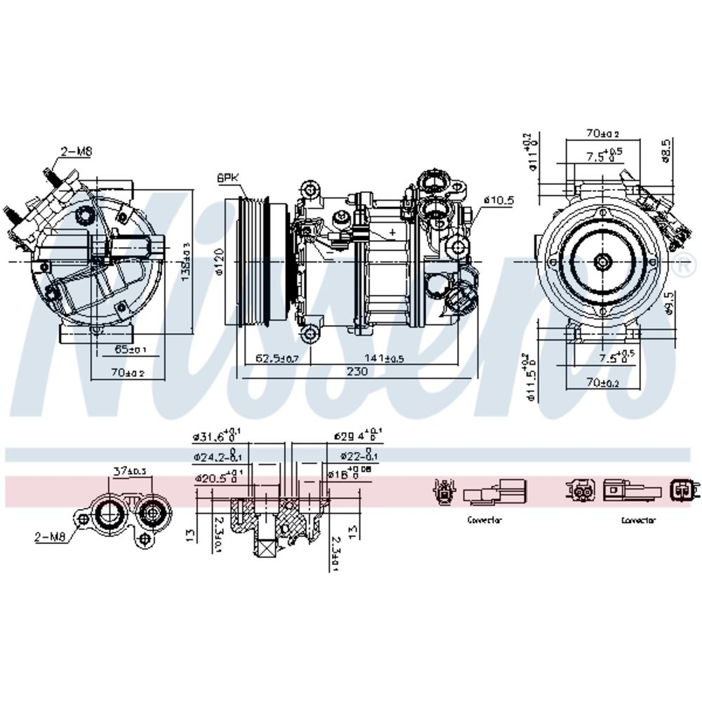 Ilmastointilaitteen kompressori 30-05185