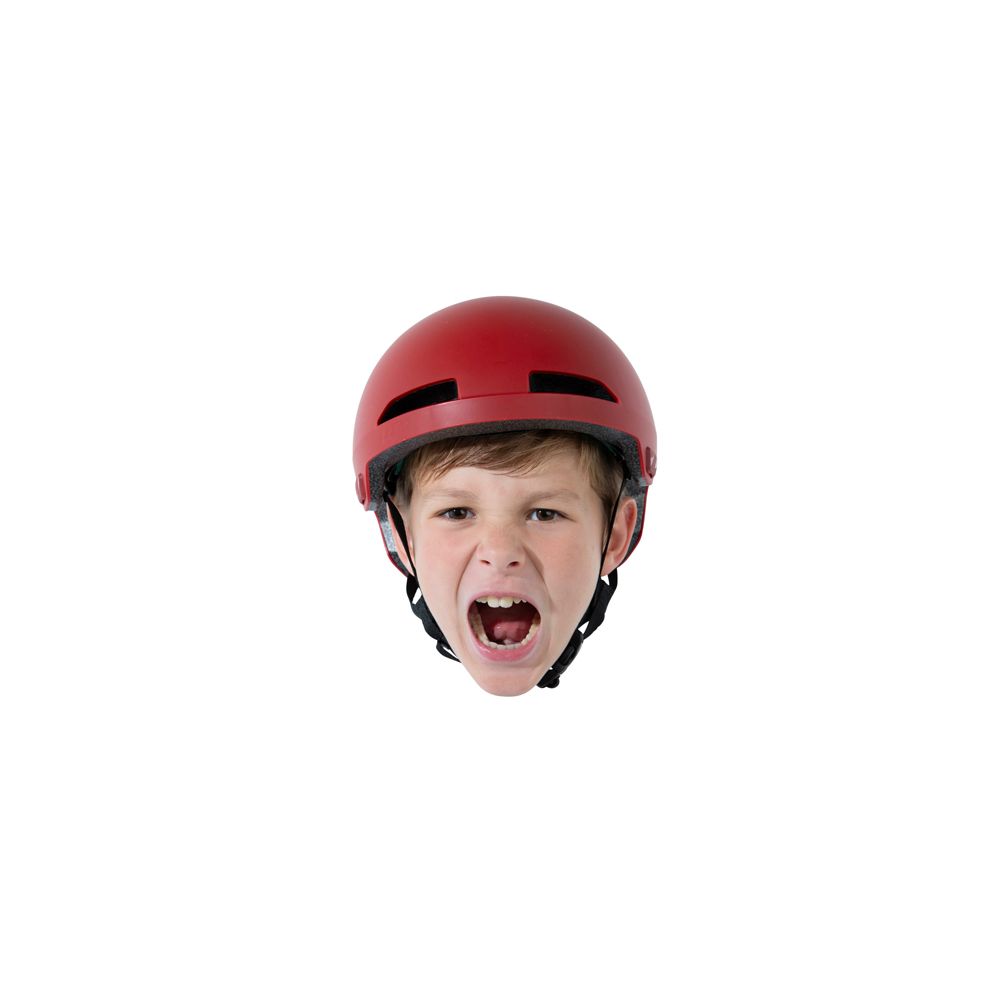 Lazer Maze JR KinetiCore Matte Ruby Red laste jalgrattakiiver, 50—56 cm