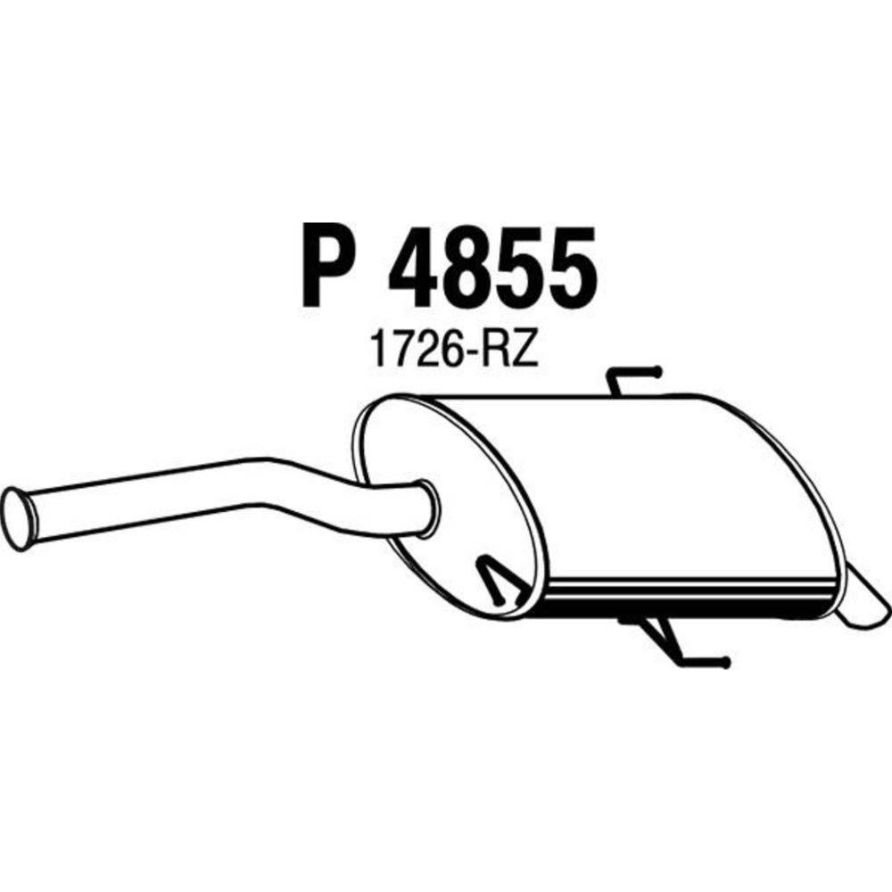 Takaäänenvaimentaja 14-4652