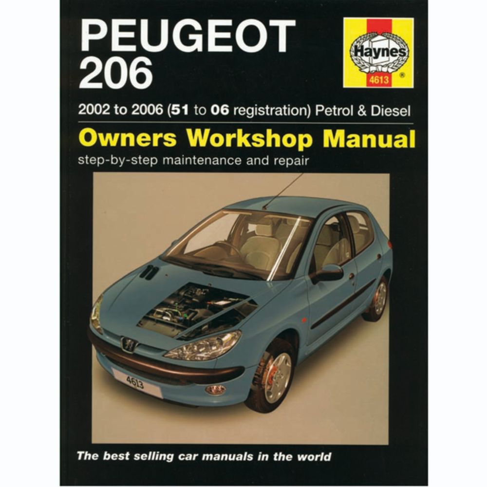 Korjausopas Peugeot 206 01-06 englanninkielinen