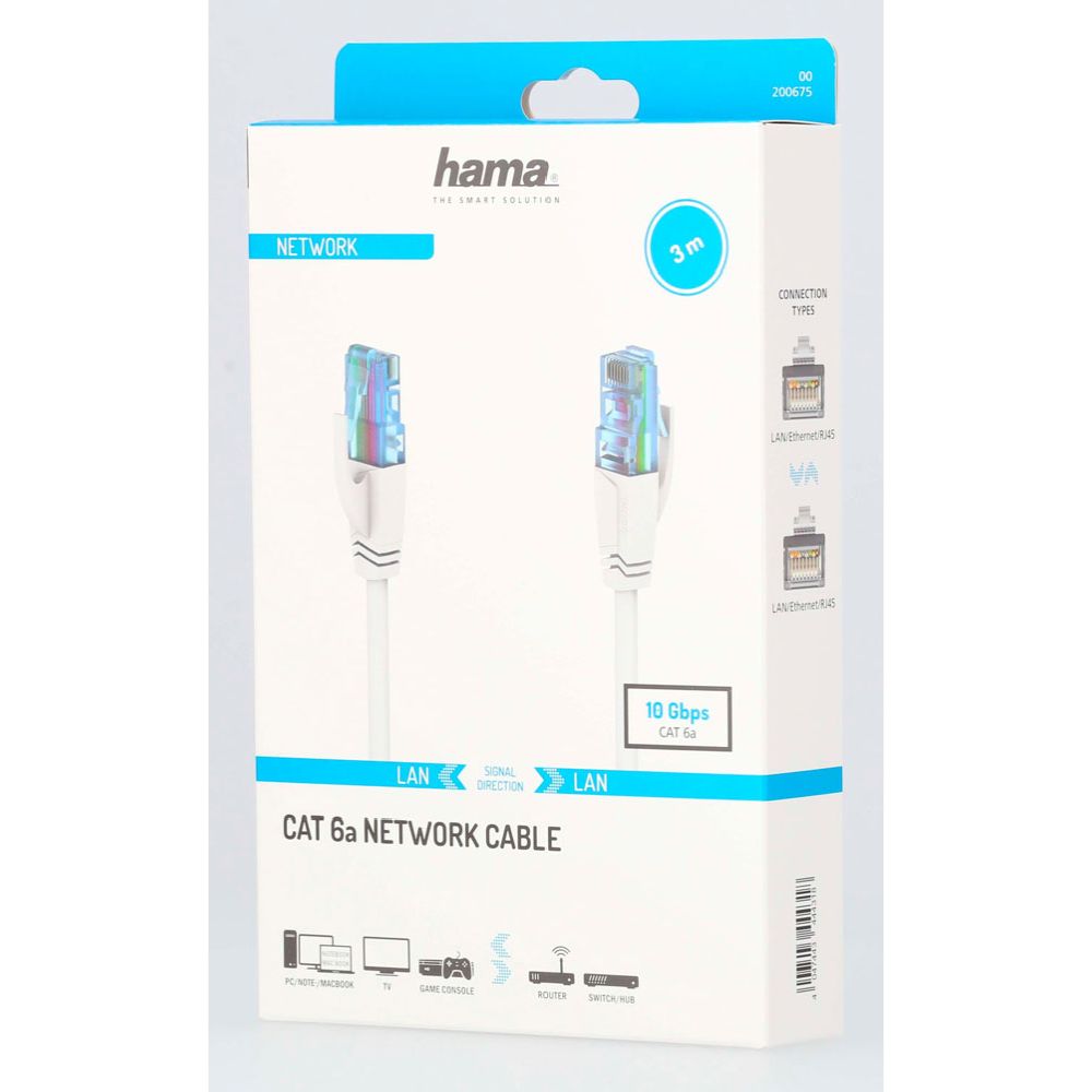 Hama võrgukaabel CAT-6a RJ45 isane - RJ45 isane U/UTP 3,0 m