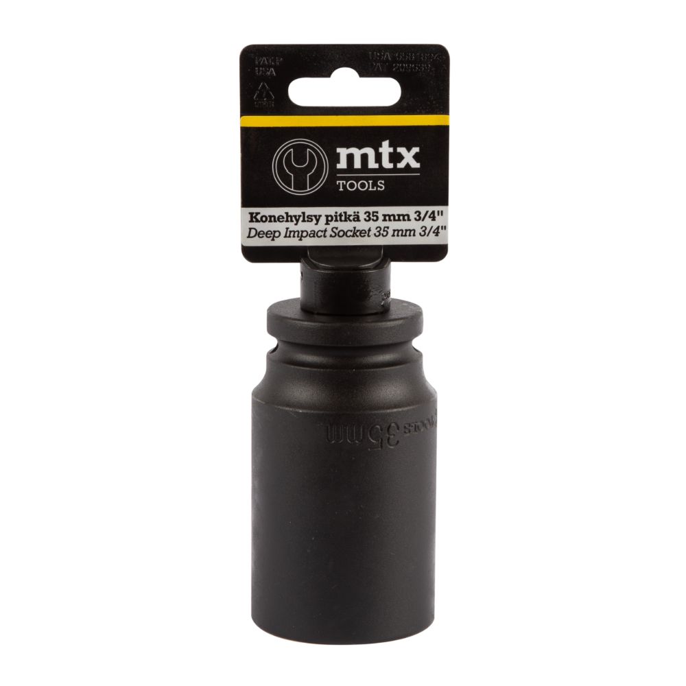 MTX Tools krafthylsa lång 3/4"