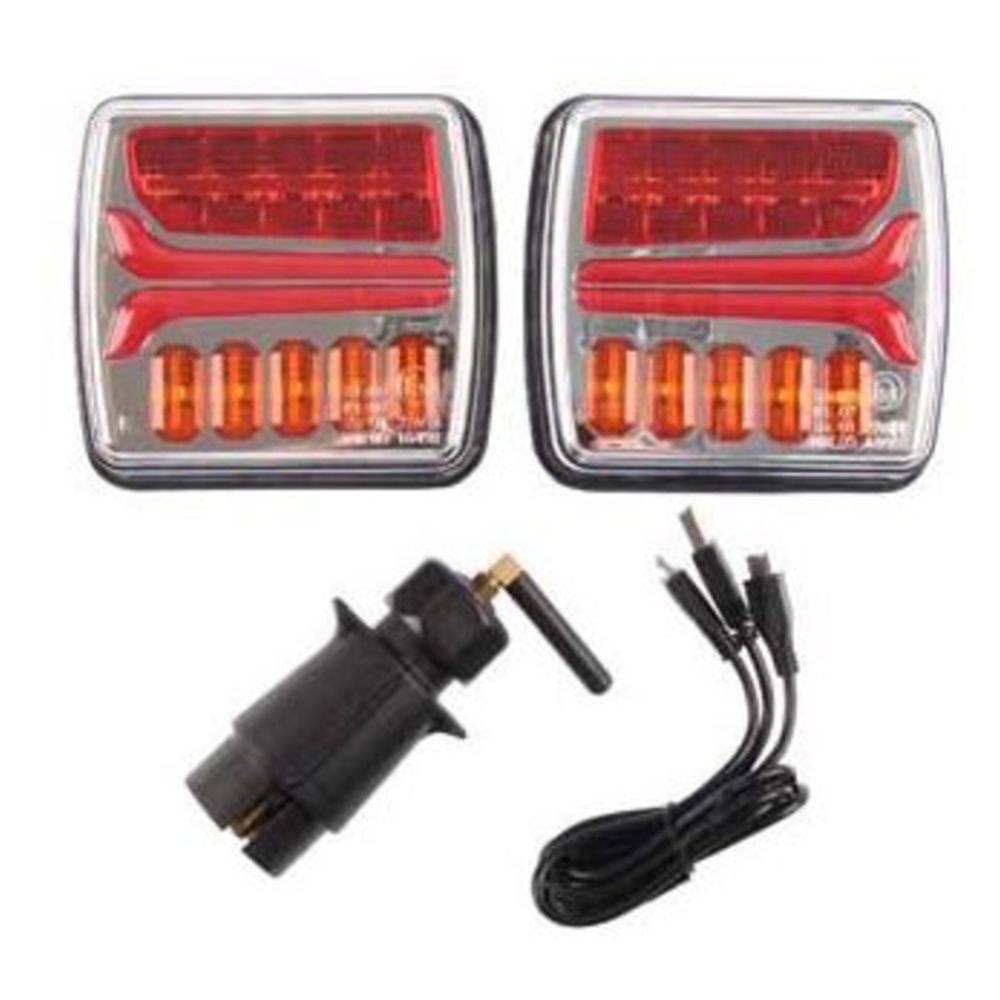 Magnetkinnitusega juhtmevabad LED-tagatuled, 2 tk