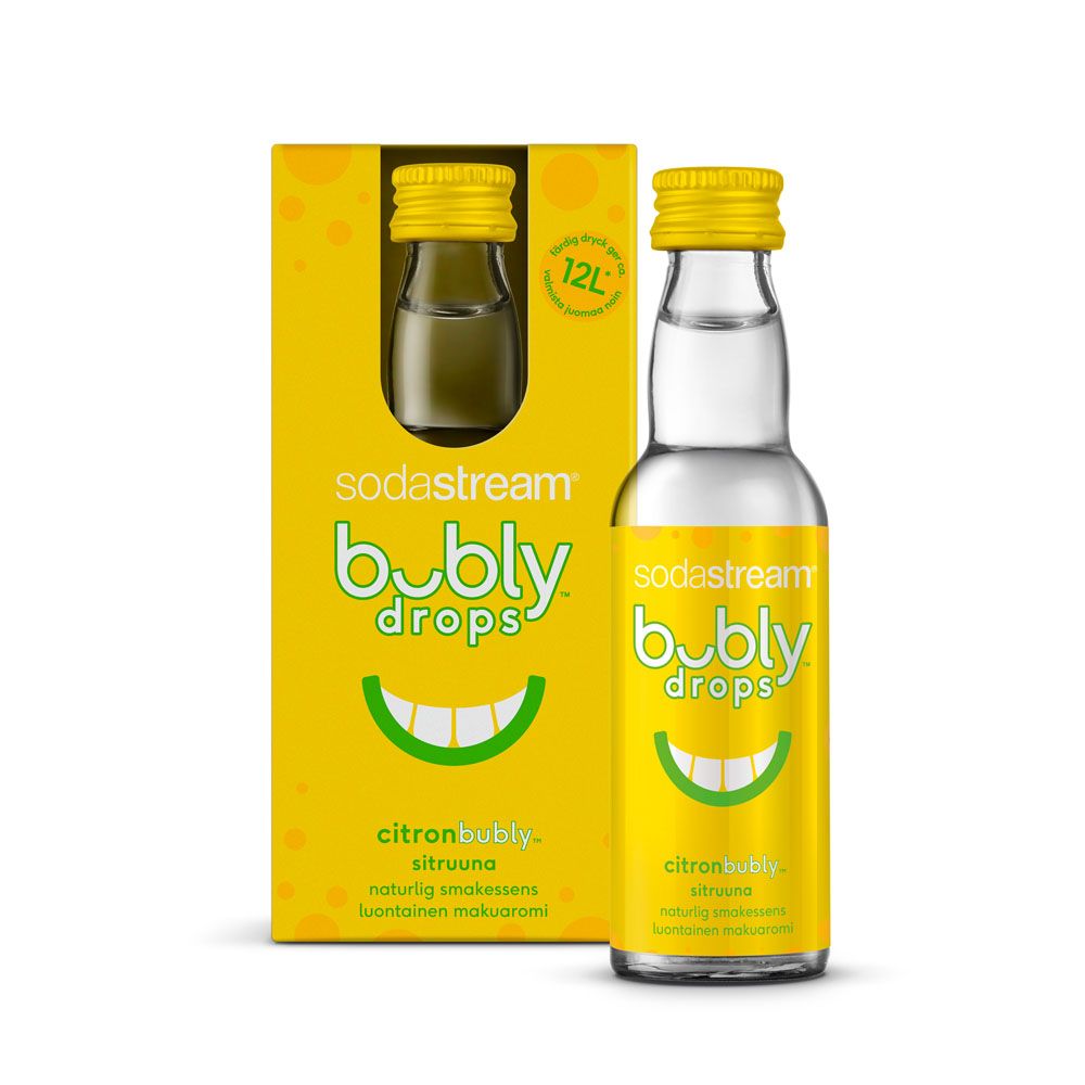 SodaStream Bubly-smakessens citron, 40 ml