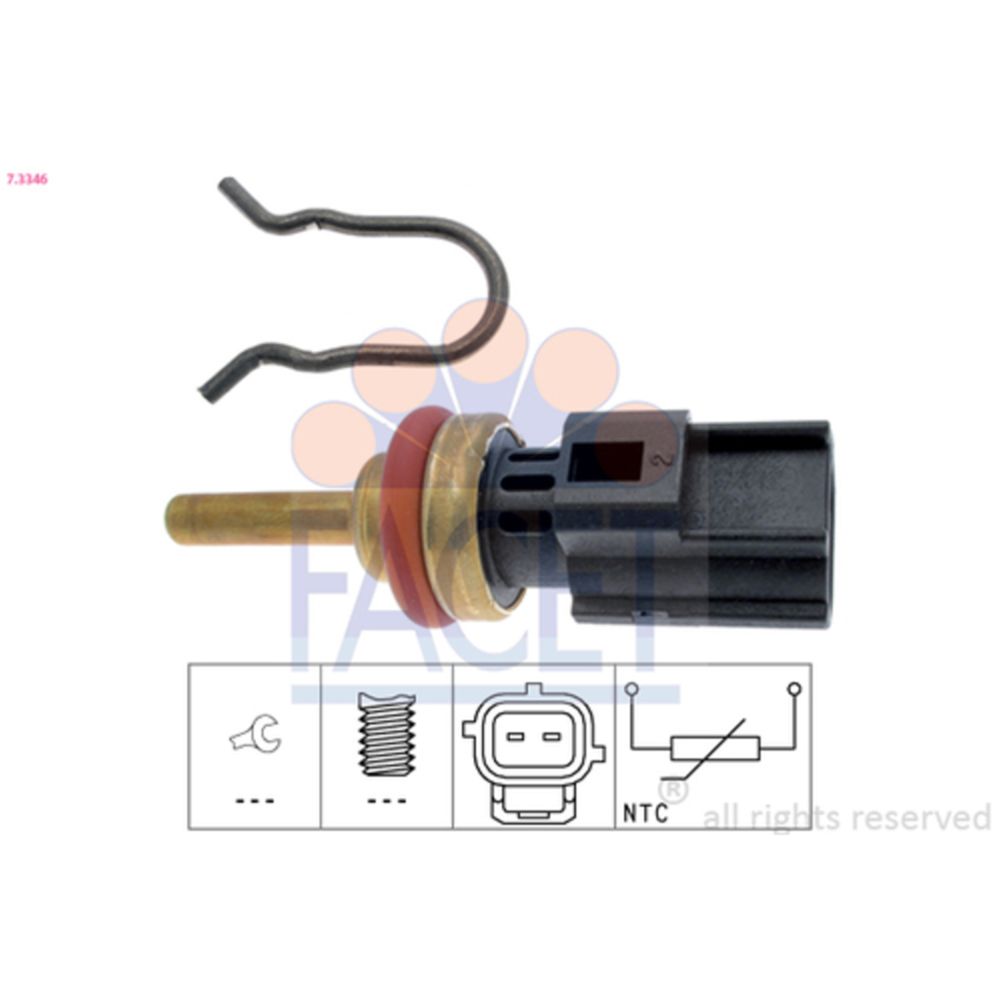 Jäähdytysnesteen lämpötilatunnistin 37-3618
