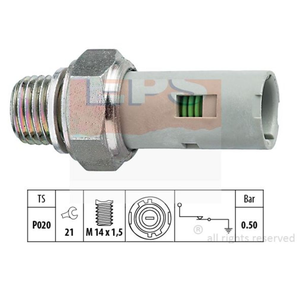 Öljynpainekatkaisin 37-0097