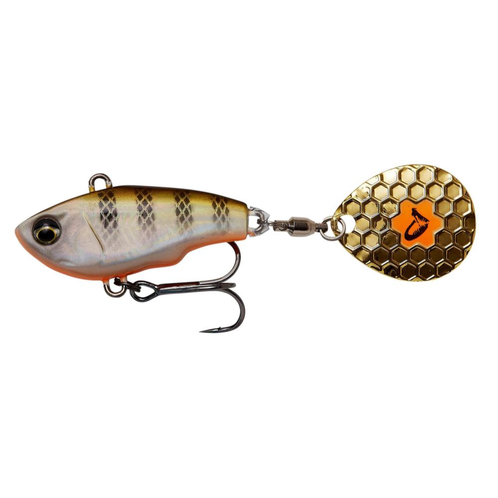 Savage Gear Fat Tail Spin lippauistin 8 cm 24 g väri: Black Magic