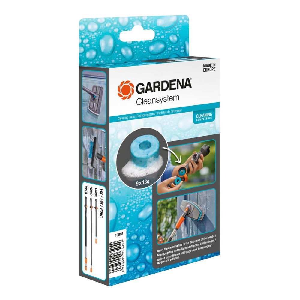 Gardena Cleansystem pesuvahendi tabletid, 9 tk