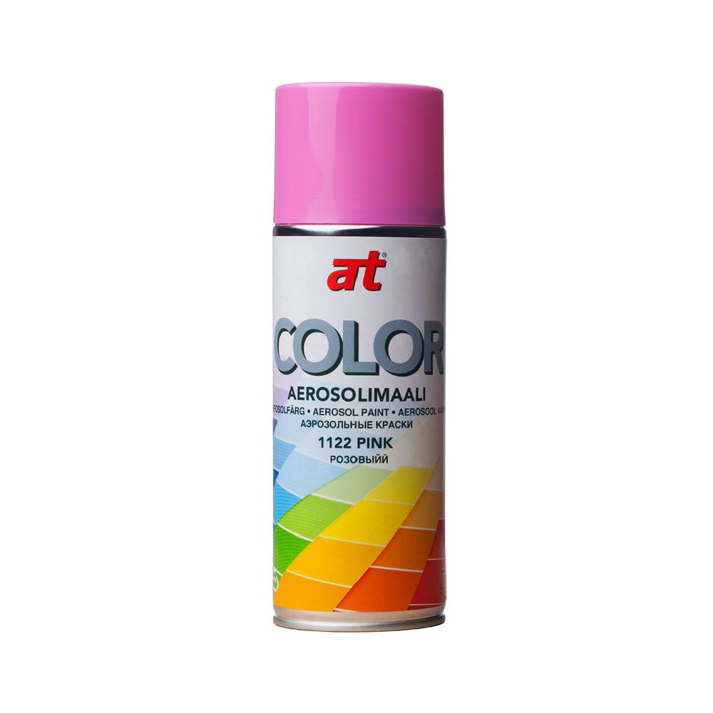 AT-Color aerosoolvärv, roosa, 400 ml