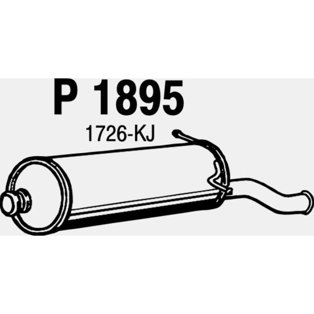 Takaäänenvaimentaja 14-1895