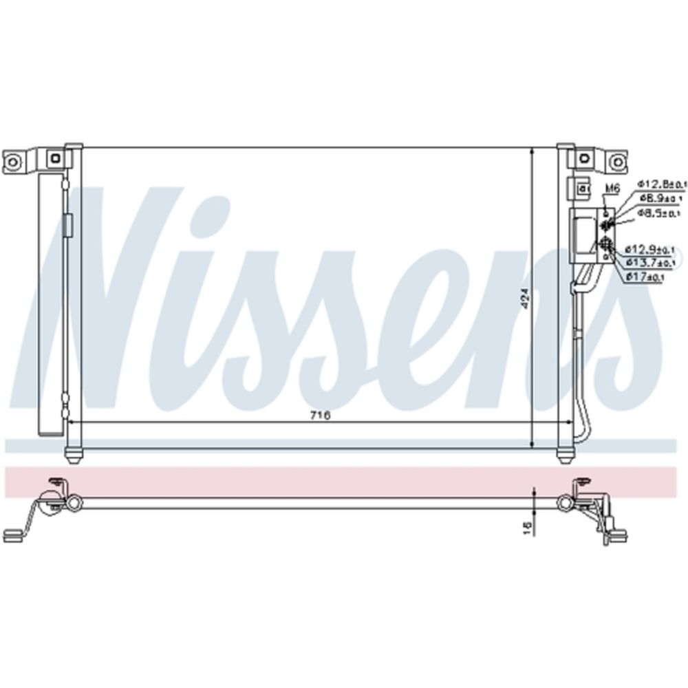 Ilmastointilaitteen lauhdutin 30-03662