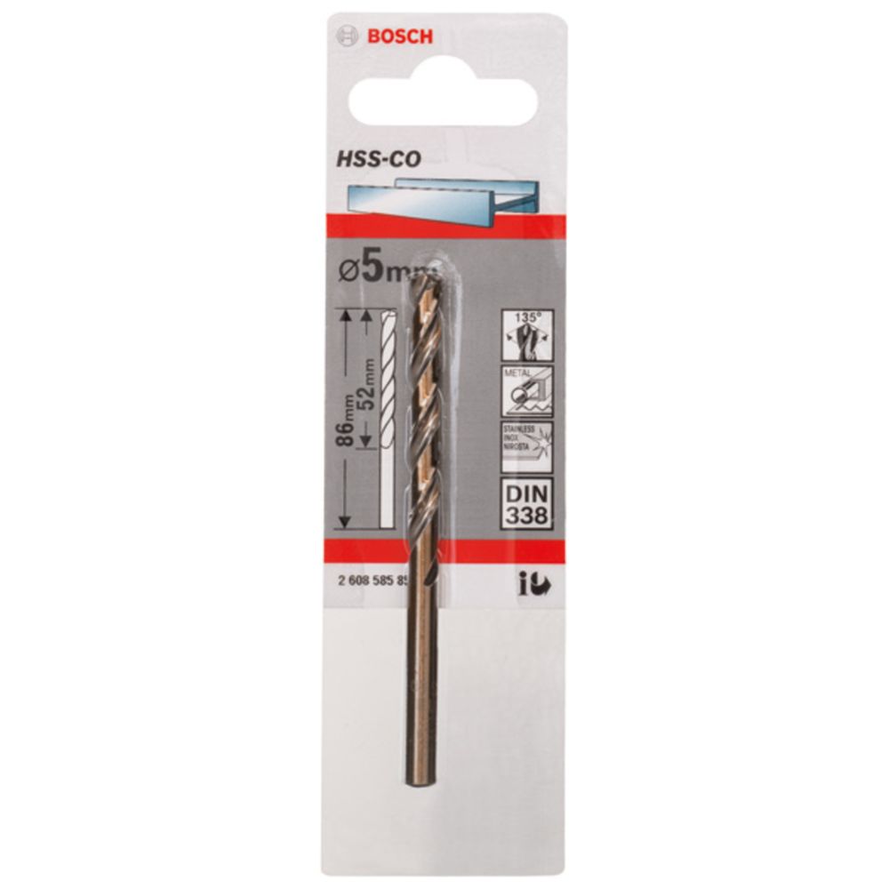Bosch HSS-Cobolt puur 5,0 mm