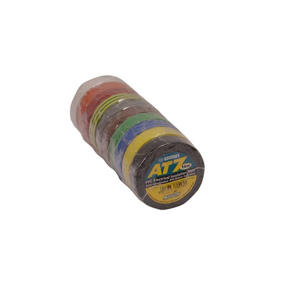 Elektriteip, erivärvilised, 10 tk