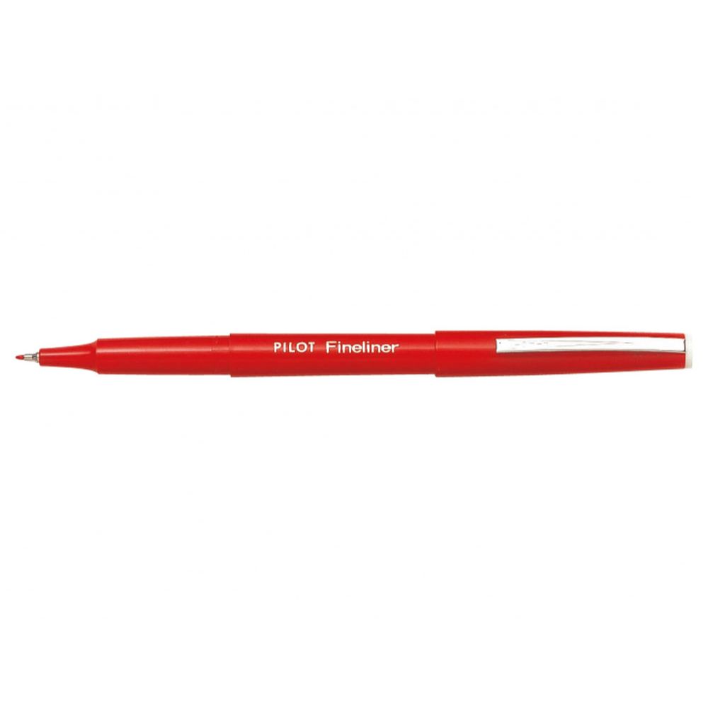 Pilot Fineliner kuitukynä punainen